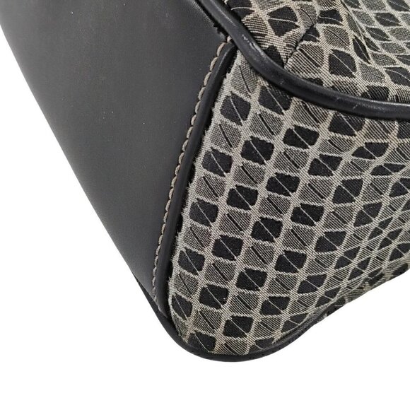 NINE & COMPANY Fabric and Faux Leather Small Shoulder Bag Y2K Retro - Picture 6 of 10